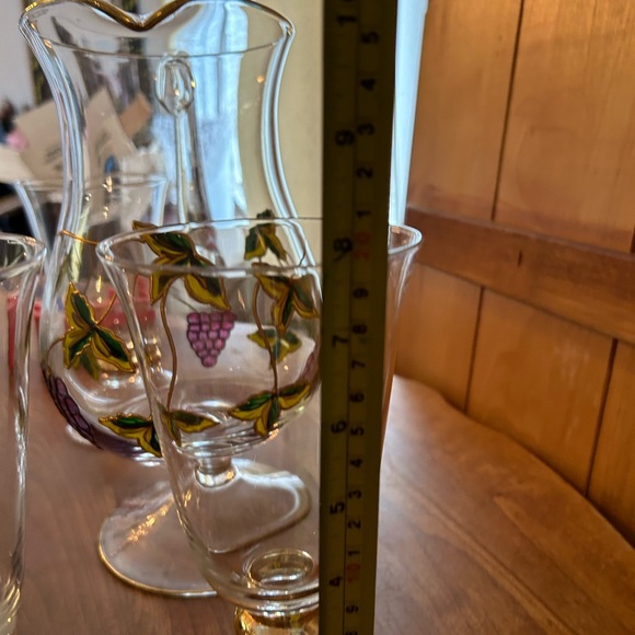 Set of 4 William Sonoma, large ice tea glasses. - Picture 5 of 10